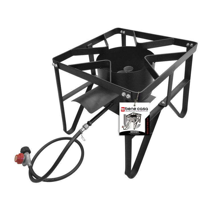 Bene Casa Double Jet Burner And Stand Set, High Pressure Wayfair Canada